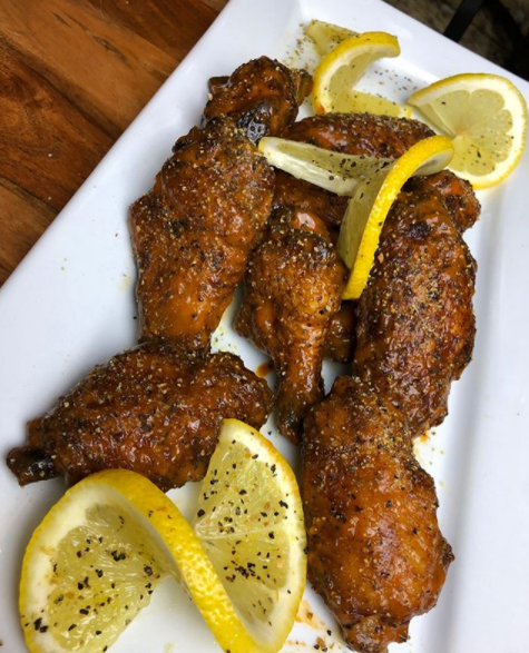 chargriller's tweet photo. A delicious looking entry into the #CharGrillerWings contest! Do you like lemon pepper wings? ⁠
⁠
📸 by @adriantaylor1975 Smoked Lemon Pepper wings #CharGrillerWings⁠ https://t.co/vtwP6hlEPu