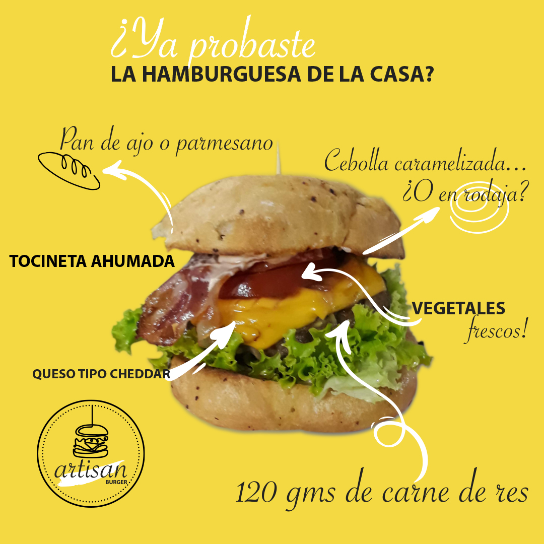 billyjohanvc's tweet photo. @artisanburgerc Te presentamos nuestra hamburguesa, preparada con ingredientes artesanales y de la mejor calidad, nos apegamos a la tradición de las recetas caseras y ponemos la mejor atención al detalle... no te quedes sin probarla!
#artisanburger #artisanburgerco #loveburger https://t.co/WKoPcvMpJV