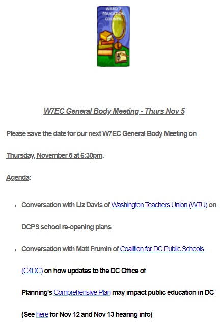 Ward 7 Education tweet media