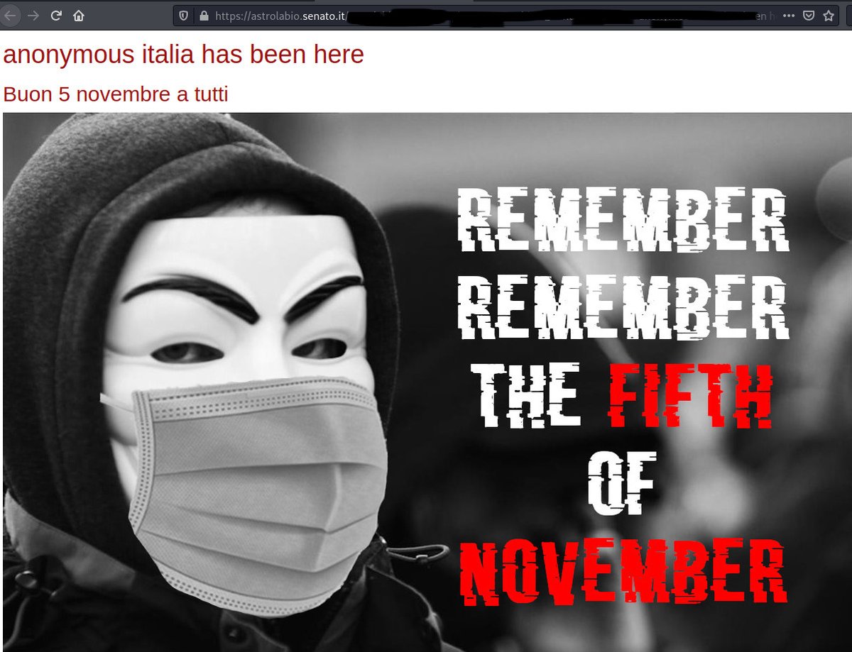 LulzSecurityITA's tweet photo. Questo giorno sarà diverso, e per tutte le situazioni accadute dovrebbe essere ancora più importante. Ricorda per sempre il 5 Novembre! #Anonymous #LulzSecITA https://t.co/n5660NGxaJ https://t.co/rLXUJ9XQvv