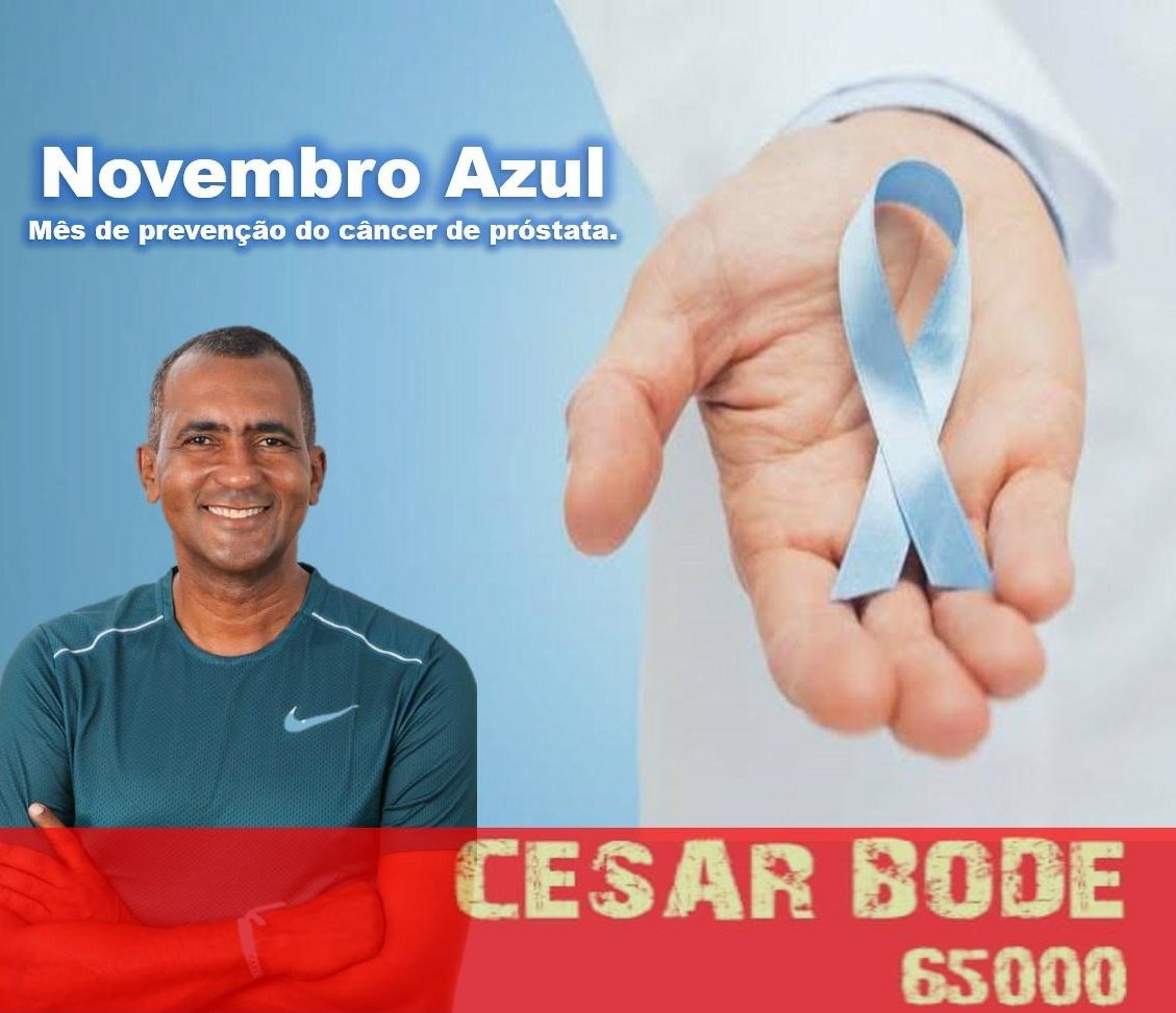 CesarBode1's tweet photo. Vergonha é não se cuidar #NovembroAzul #cesarbode65000 #SAJ #Movimento65 #Eleicoes2020 https://t.co/LTT2cg9pS0