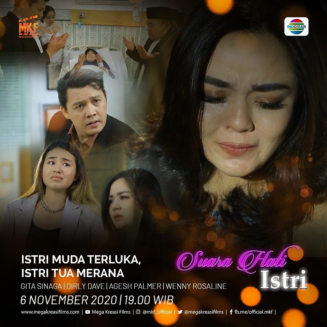 Megakreasifilms's tweet photo. Jangan sampai ketinggalan besok #SuaraHatiIstri jam 19.00 hanya di Indosiar #MegaKreasiFilms https://t.co/pFdLcmQIRn