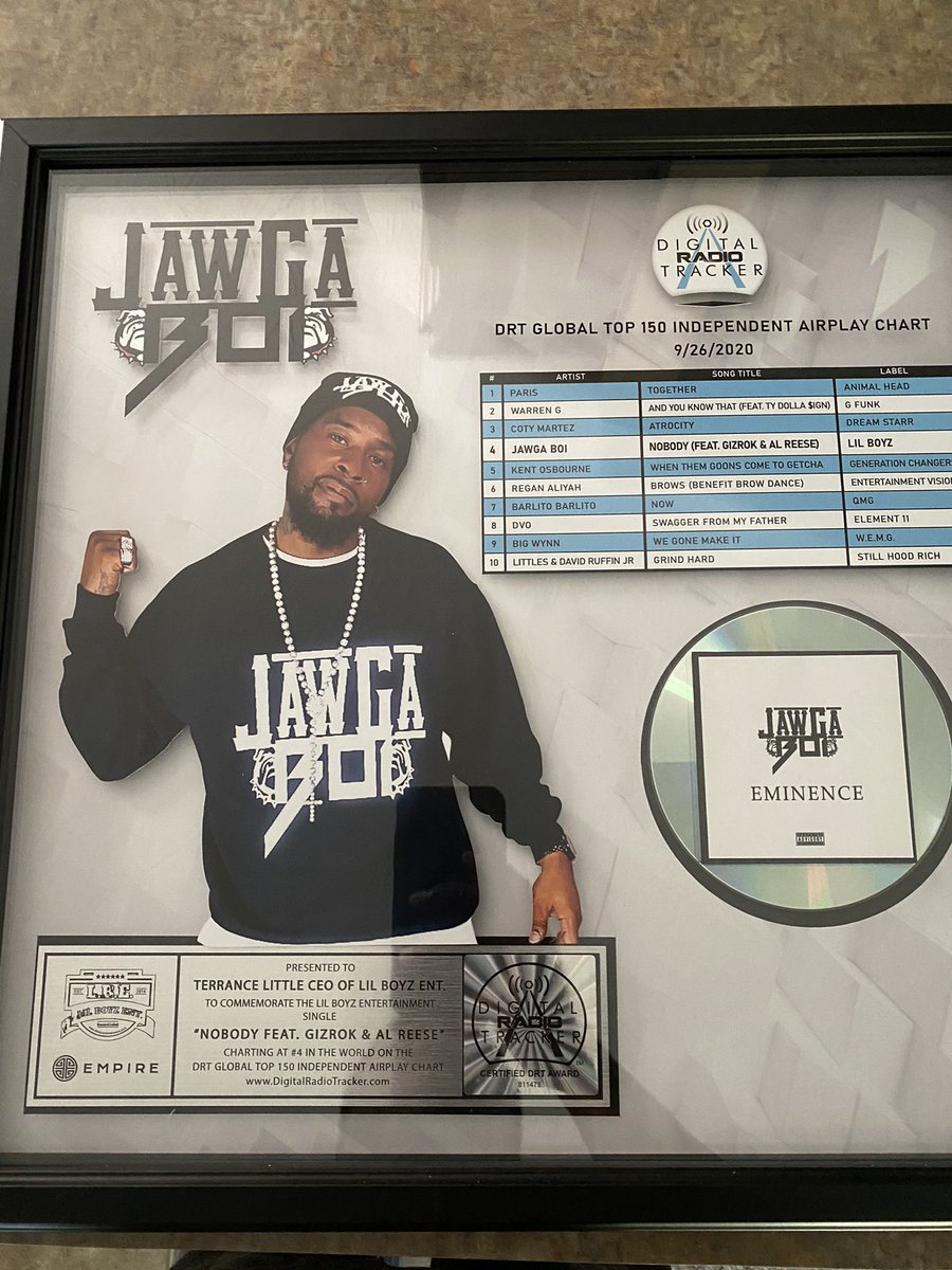 LilBoyzEnt's tweet photo. Ayyyyye Man, I appreciate @IamJawGaBoi hard work and loyalty, true team player....#1stLabelPlaque #TrustTheProcess #ItzMarathonNotARace
https://t.co/75WVes12cN https://t.co/YpeRUZ0pBK