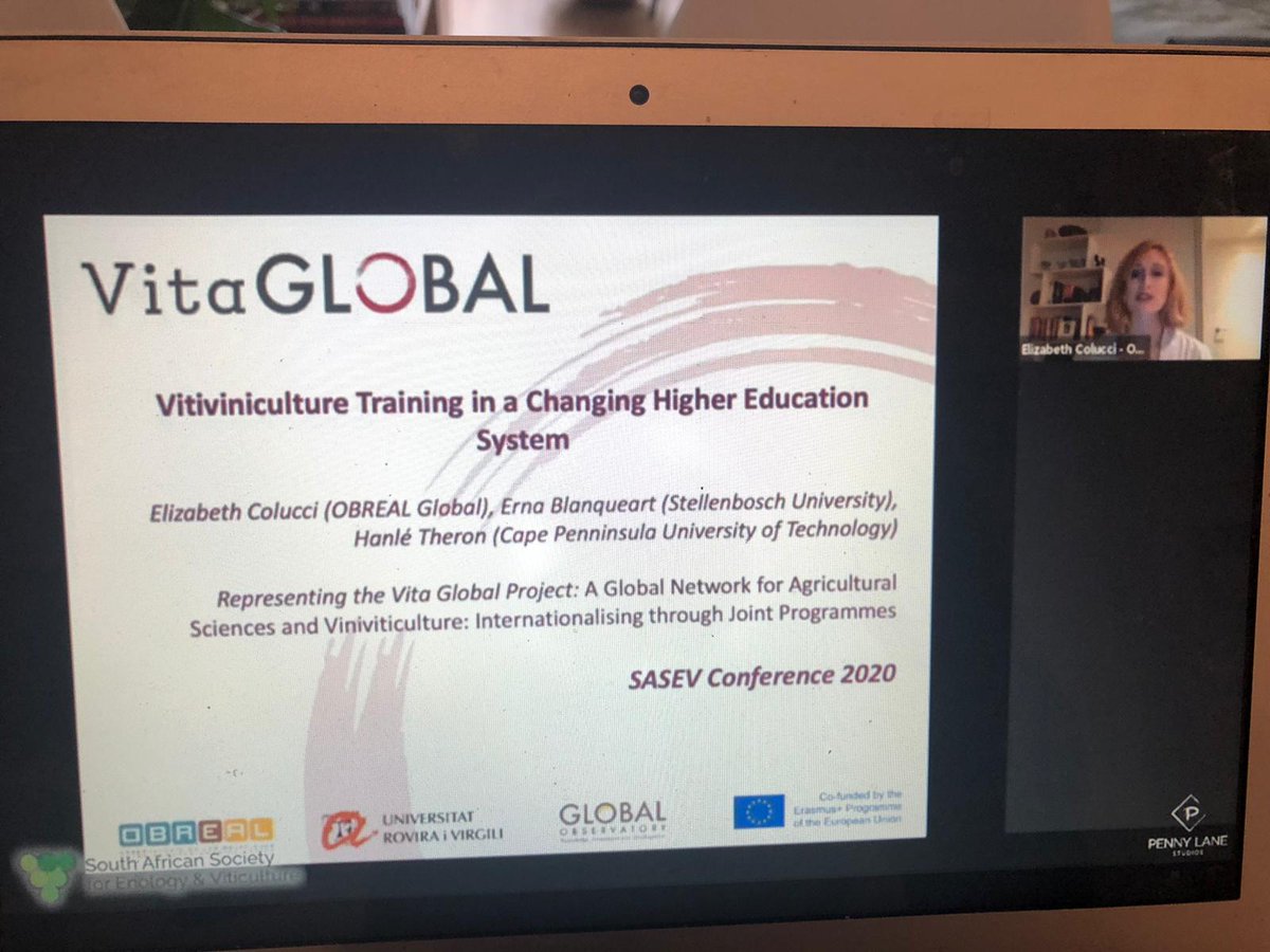 OBREAL_'s tweet photo. Elizabeth Colucci from @OBREAL_ is presenting the #VitaGlobal project in the 42nd @SViticulture conference #sasev #vineandwine. Building South-South-North cooperation! https://t.co/dL0x2pHBk7