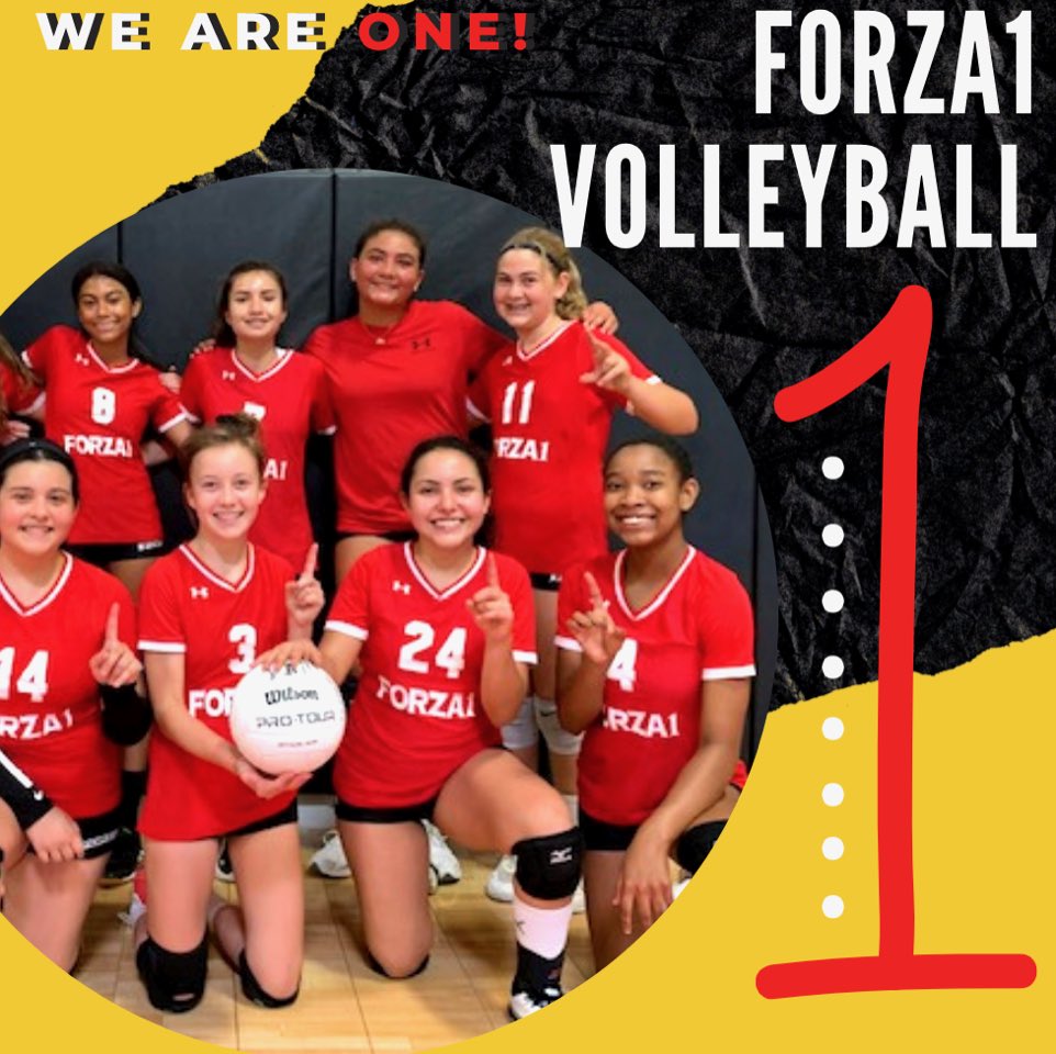 We are One 2020/2021 Let’s unite and work together to make this season One to remember‼️ @forza1vb ❤️🇺🇸