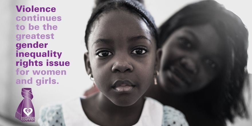 Every single day, women and children face vast inequities in our communities, workplaces, and homes. We can’t wait any longer to support the elimination of gender-based violence. Visit buff.ly/34RxB7O to find out how you can help right now. #WrappedInCourage