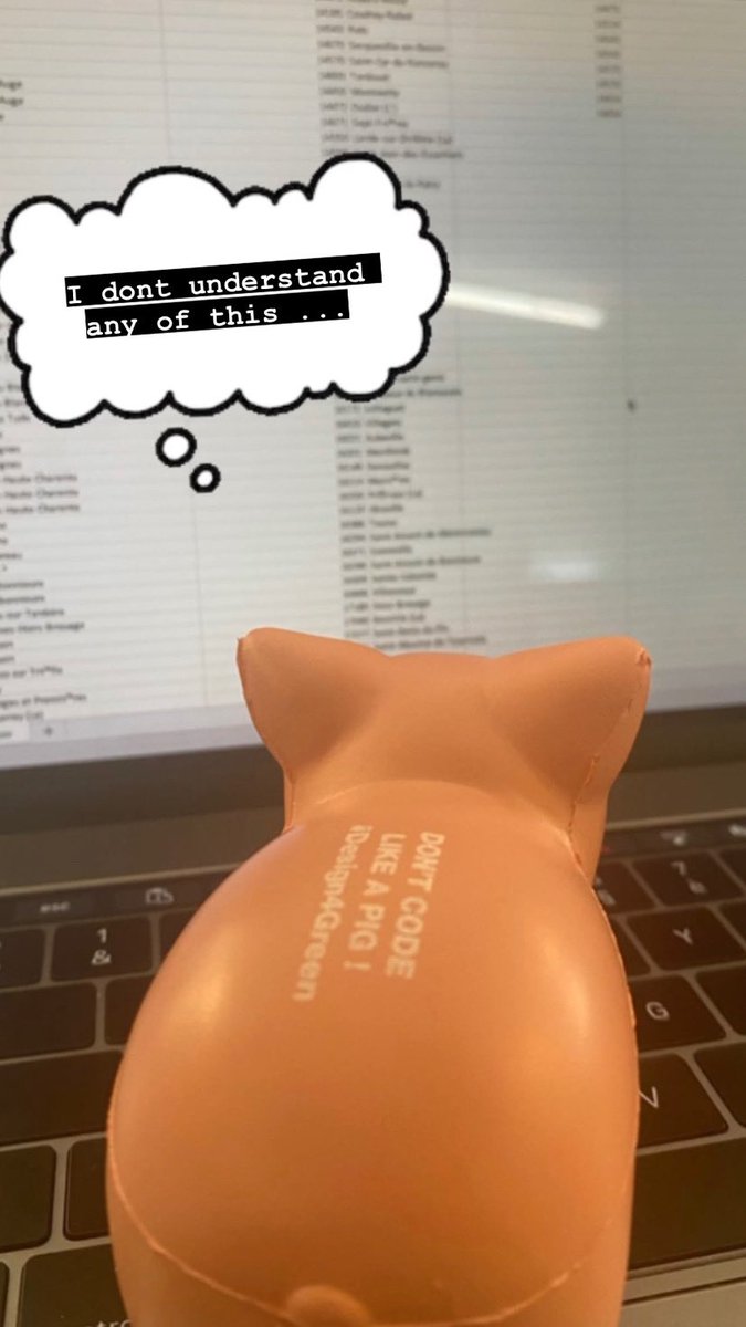SlayersD4G's tweet photo. As the clock ticks and the deadline approaches Piggie tried to help, but it didn’t go well :/

@Design4Green #ImakeITsustainable #Dontcodelikeapig #GreenIT #Design4Green https://t.co/kKROelpP0K