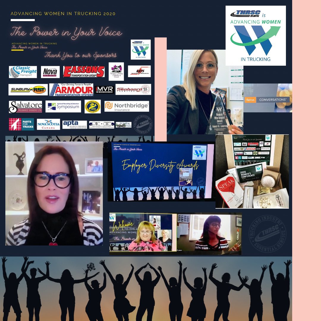 THRSC's tweet photo. What an amazing day at the 2020 Advancing Women in Trucking Conference!! Thank you to everyone - sponsors, attendees, award recipients, speakers. While it was a different atmosphere this year, you truly made this memorable. Thank you!! #awit2020 https://t.co/IYhJfim9Io