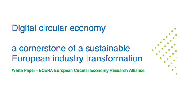 Wupperinst's tweet photo. Within the research network #ECERA (European #CirculcarEconomy Research Alliance) the white paper "Digital circular economy ­– a cornerstone of a sustainable European industry transformation" was published
👉https://t.co/xKhIbkBs0Y https://t.co/Lzz4yIemt9