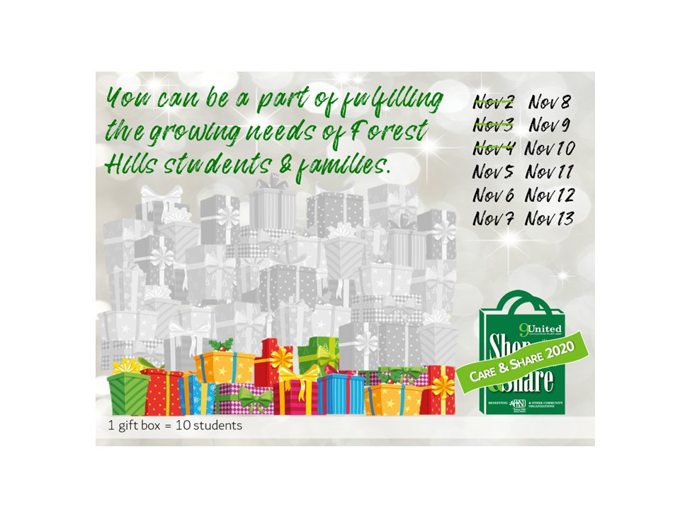 9UnitedLeaders's tweet photo. Thank you to the  many who have supported Care &amp; Share 2020. More than 100 @FHSchools students&amp; their families will be assisted this holiday season, but many have needs waiting to be fulfilled. Learn how you can support them https://t.co/qLAzGoElXq. https://t.co/EEoivVh98U
