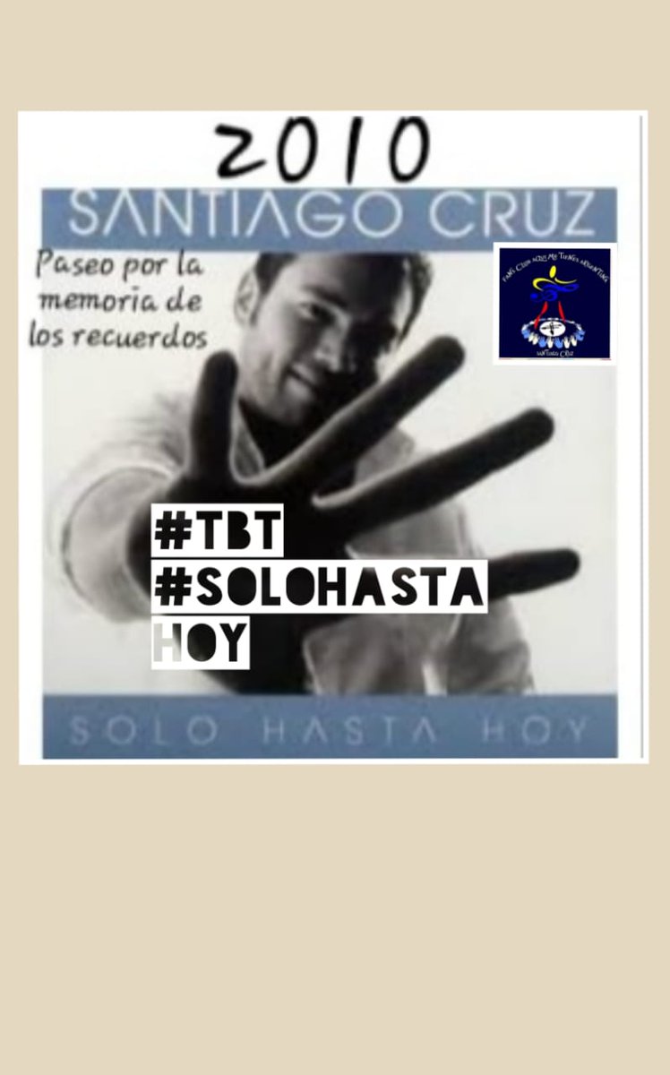 vivianna_avalos's tweet photo. #TBT de una historia que hace unos años se empezó a escribir😍
#Recordando  #Cd2010
#SoloHastaHoy de @SantiCruz 
@AquiMeTienesFC #EquipoSCLasElementales #CapítuloUno 🎶
https://t.co/KGTG0WQdV2, https://t.co/r8wcBqgv3w