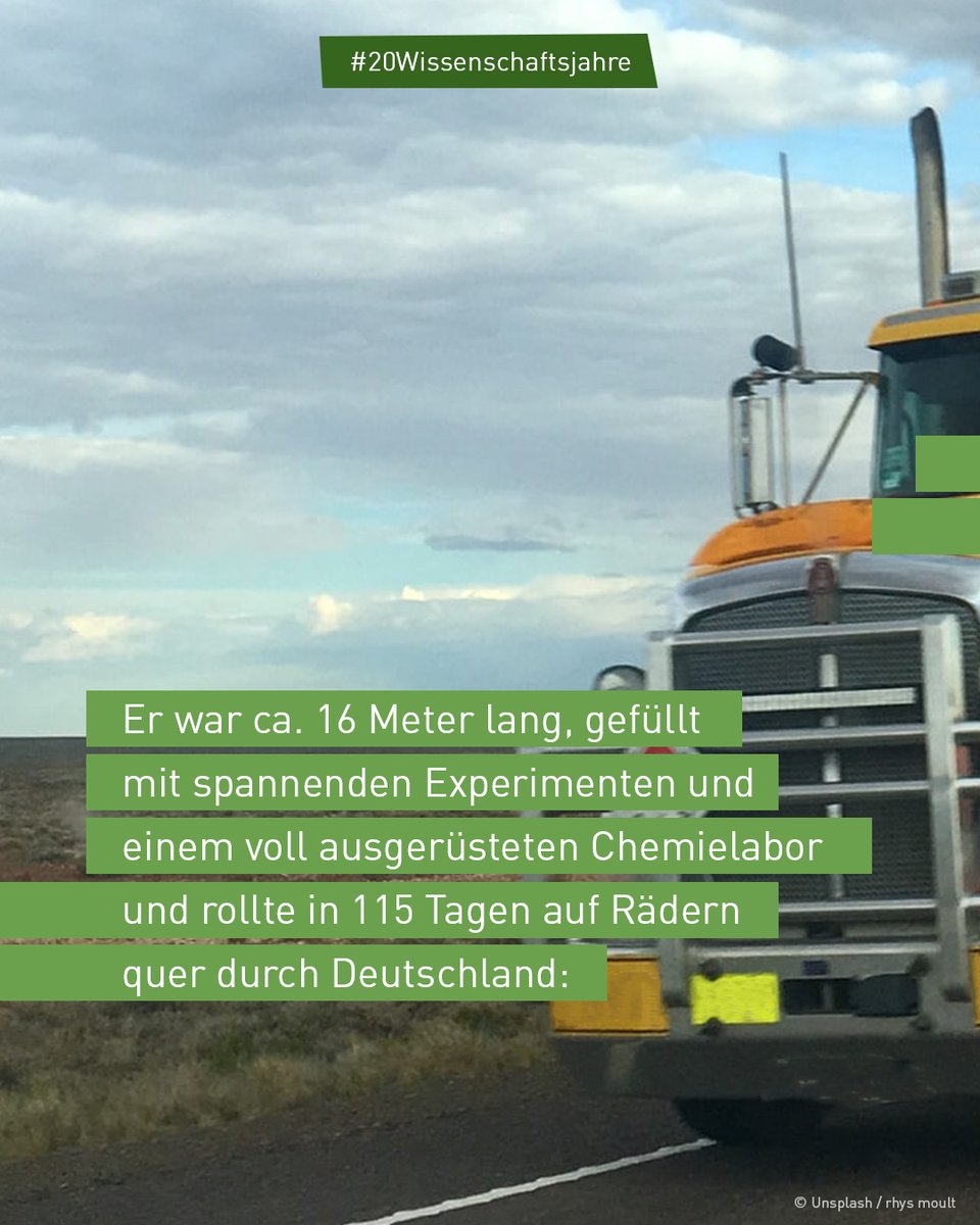 w_jahr's tweet photo. Heute geht's zum #ThrowbackThursday zurück ins Wissenschaftsjahr Chemie (2003). In diesem Jahr rollte unsere Aktion einmal quer durch 🇩🇪. Hände hoch, wer damals dabei war! Nächste Woche gibt's die nächste Aktionsvorstellung. Bis dahin: #JustKeepRolling! 😁
#20Wissenschaftsjahre https://t.co/eWXeaTZGeY