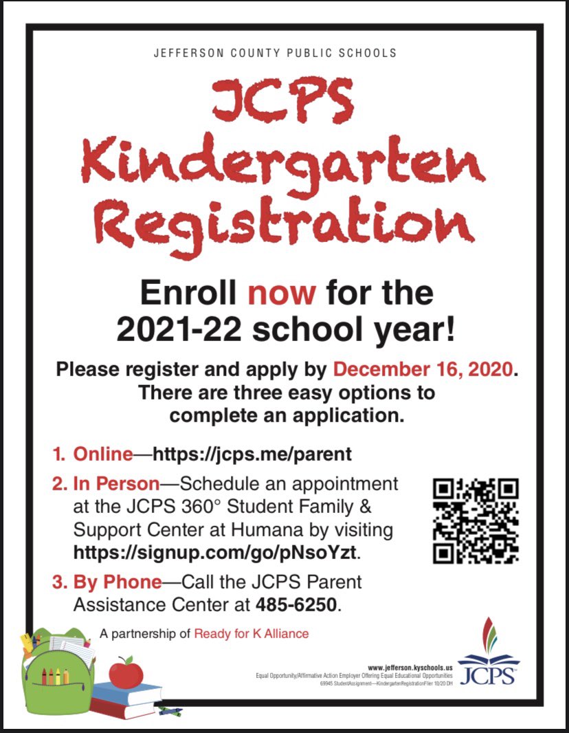 The @JCPSKY application period is now open through December 16th! Find a school that is a great fit for your child! Register and apply today!