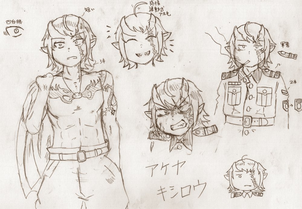 #いい男の日
筋肉は描いていて結構たのしいンですよ。 