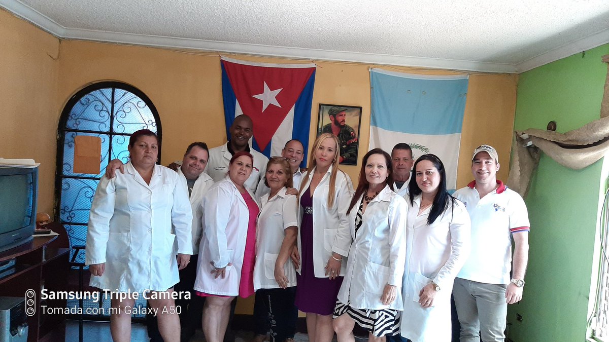 Muchas felicidades a la Brigada Médica cubana por sus 22 años. #22AñosBMCGuatemala ayudando al pueblo y a los mas necesitados sin nada a cambio.