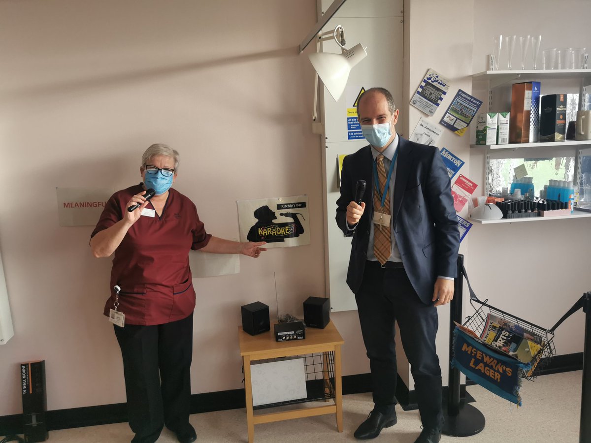 AitkenFrances's tweet photo. Opening of SJH MAC. Providing a therapeutic safe place to reduce distress and provide social togetherness during social distancing. @LothianSjh @AgnesRitchie8 @Siobhannp2 https://t.co/01pHP6aodd