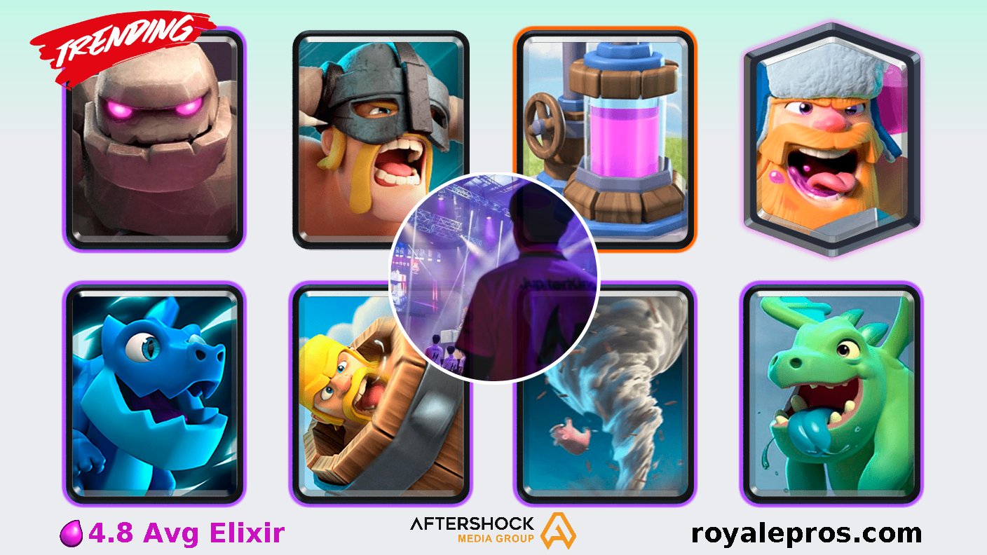 Golem EBarbs Deck  Clash Royale Guides