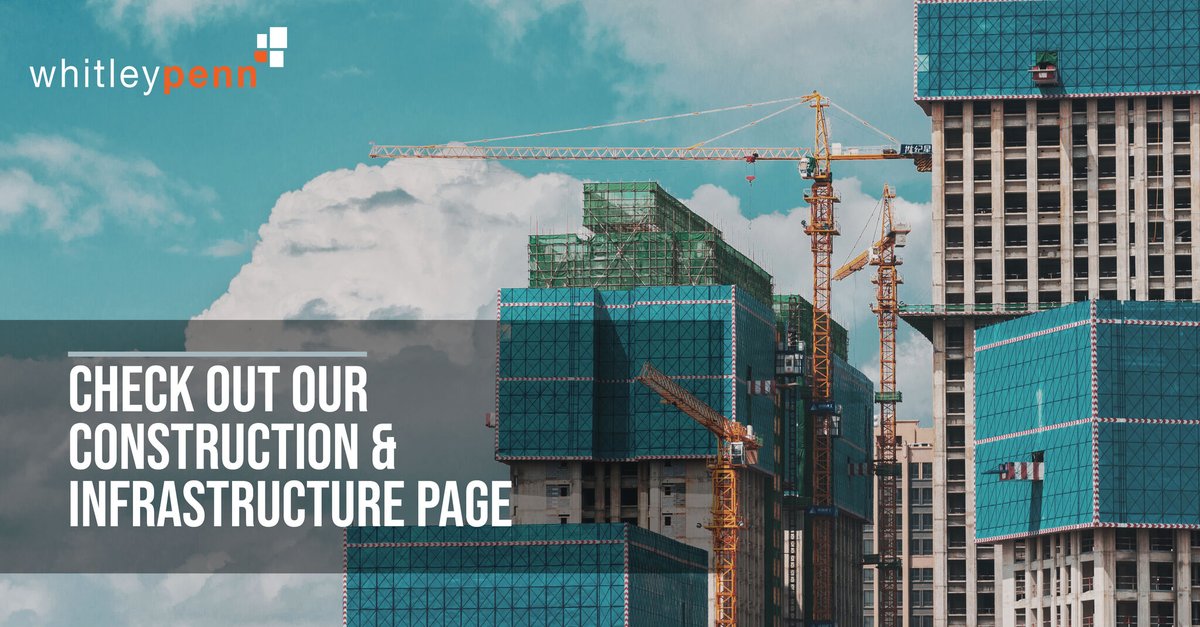 Whitley Penn is proud to announce our new Construction &amp; Infrastructure industry services. 

Click below to learn more about our new services and how we can assist today!

bit.ly/2TQXAWQ