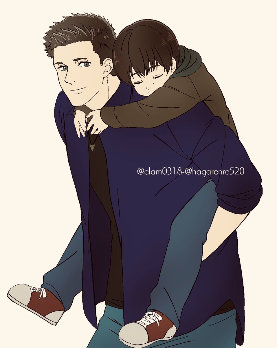 「#SUPERNATURAL fanartDean and Sammy#SPN #」|りとせのイラスト