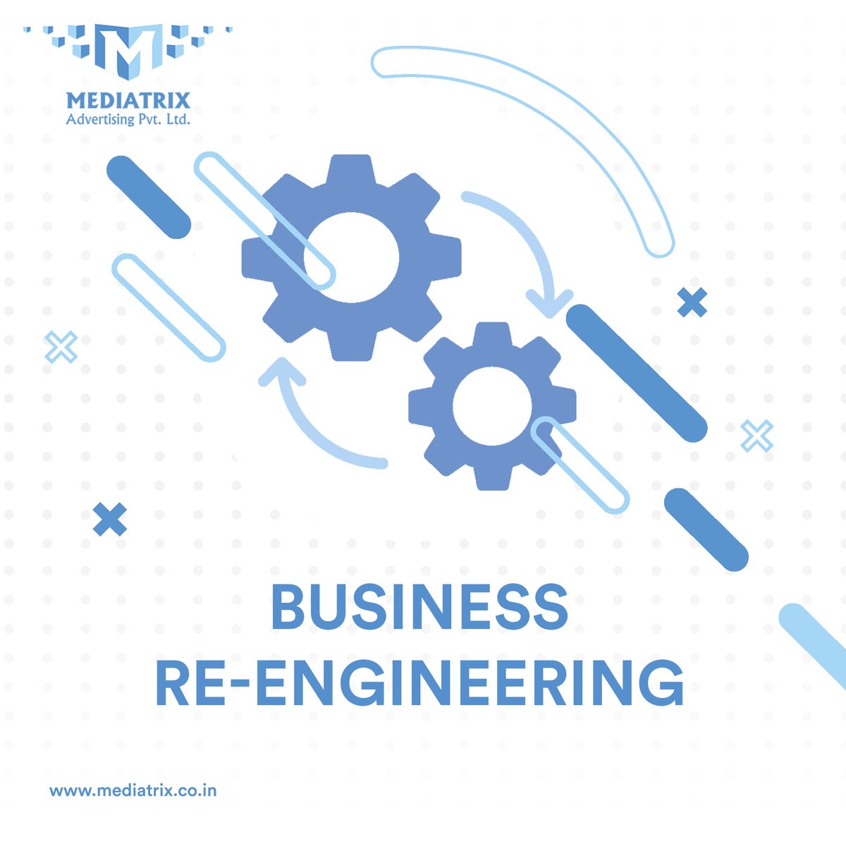 MediatrixIndia's tweet photo. Our Business Re-engineering approach is used to Improve organizational performance through restructuring activities of the core services for the purpose of enhancing their efficiency and effectiveness. 

#BusinessOwner #business #businessgrowth #GrowthMindset #businessdevelopment https://t.co/hmLLon3Qp4