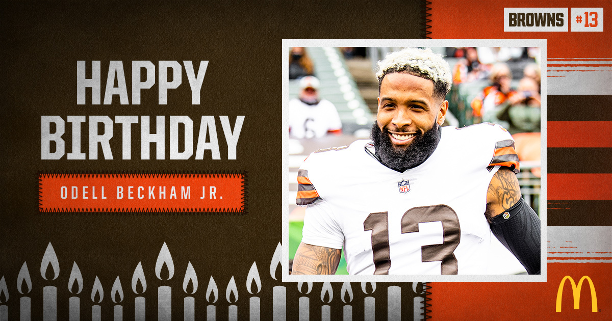 RT to wish <a href="/obj/">Odell Beckham Jr</a> a Happy Birthday! 🥳