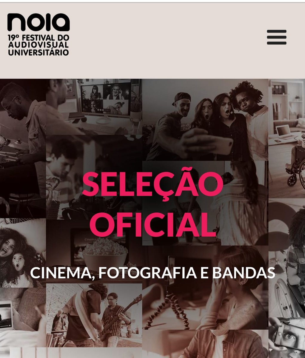 Os selecionados para o NOIA 2020 estão no nosso site. Acesse e confira: festivalnoia.com.br