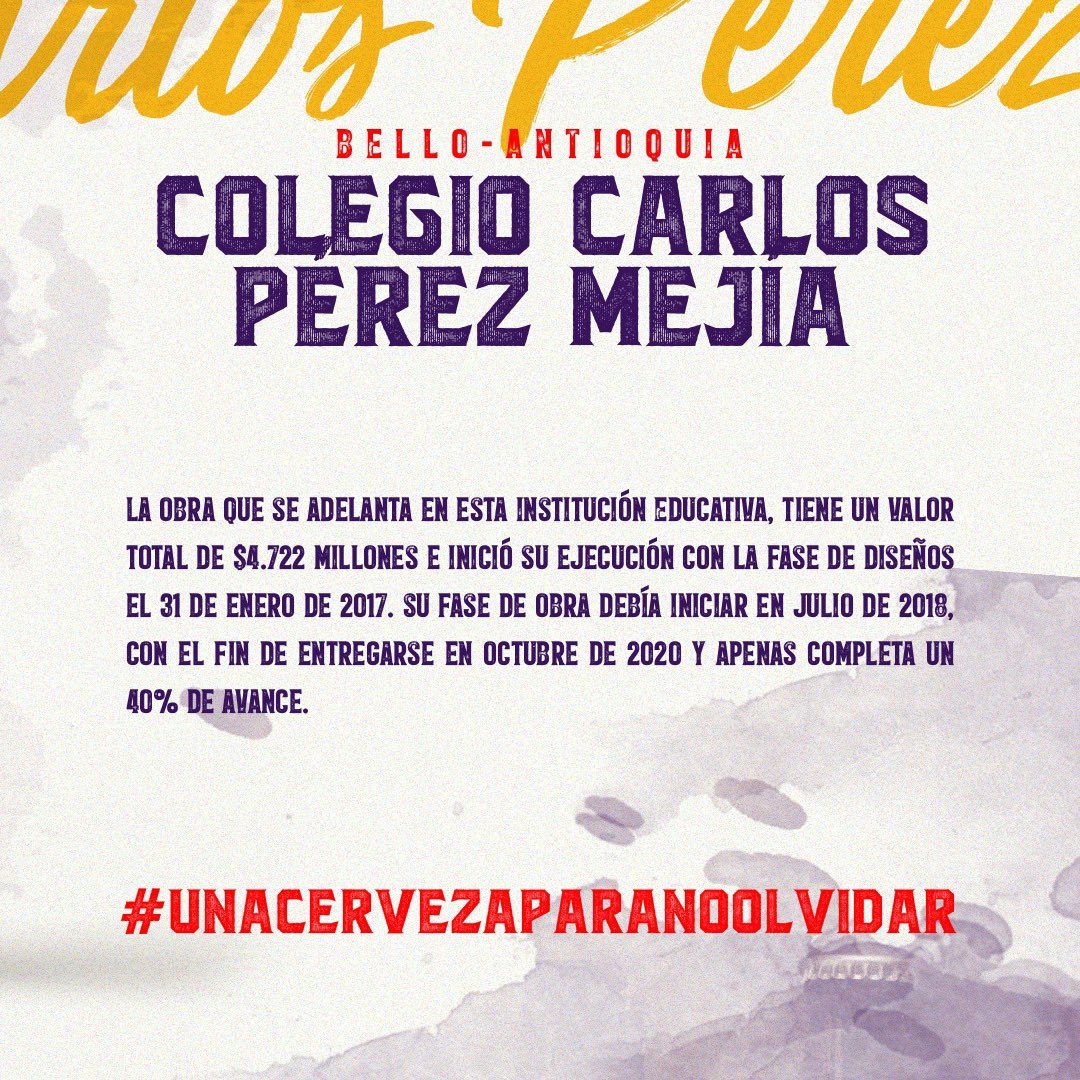 DosTercosCerv's tweet photo. Etiquetamos 1.100 de nuestras cervezas con 1.100 de los elefantes blancos que hay en Colombia, para no olvidar el guayabo que la corrupción nos ha dejado. #UnaCervezaParaNoOlvidar

El exceso de alcohol es perjudicial para la salud. https://t.co/mHEGthNpWf