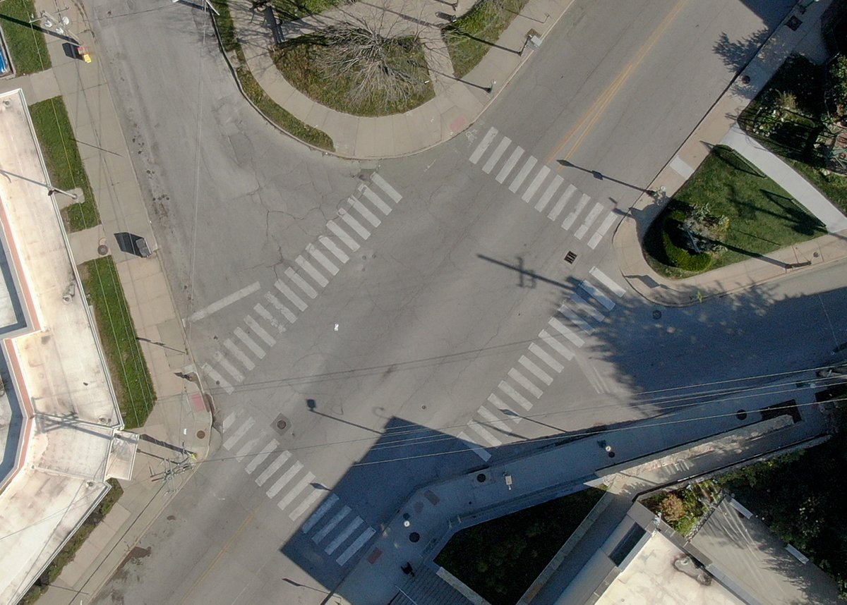 StreetSmartsDB's tweet photo. Before &amp; After of the Midtown Asphalt Art Project.

This intersection is now a vibrant work of art that also functions to provide a much safer intersection for all users! https://t.co/EAV290gbsJ