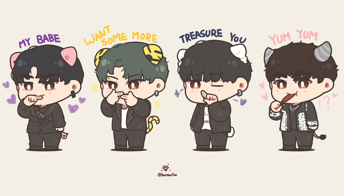 🌼TREASURE - ‘음 (MMM)’ CONCEPT VIDEO 🐷🐯🦙🐮

🐷''MY BABE''
🐯''WANT SOME MORE''
🦙''TREASURE YOU''
🐮''YUM YUM''

<a href="/treasuremembers/">TREASURE</a> 
-------------------
#treasure #트레저 #treasurefanart
#fanart #HARUTO #하루토  #YOSHI #요시  #CHOIHYUNSUK #최현석 #JUNGHWAN #소정환