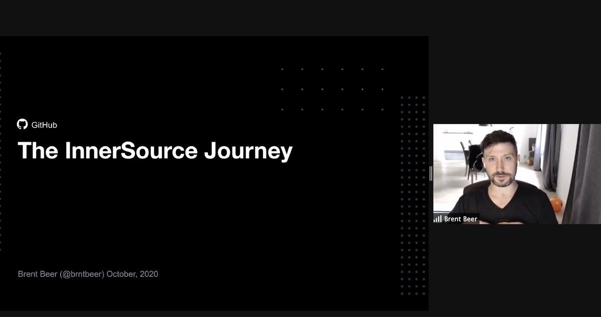 Great turnout so far and an even better start to the day with <a href="/petemounce/">Pete</a> keynote! 

<a href="/brntbeer/">brntpotato</a> is starting now with 'The InnerSource Journey.' There is still time to join, don't miss out: bit.ly/35136wq

<a href="/github/">GitHub</a> #Github #WinOps #InnerSource