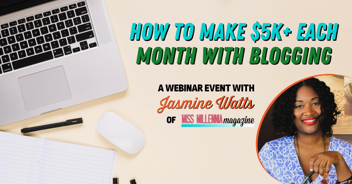 MissMillMag's tweet image. Would you like to learn about adding a revenue stream to your blog, whether you are already making money with your blog, or are ready to make your first blogging dollar? Sign up now missmillmag.com/webinar-organi… #missmillmag #blogmoney #makemoneyblogging