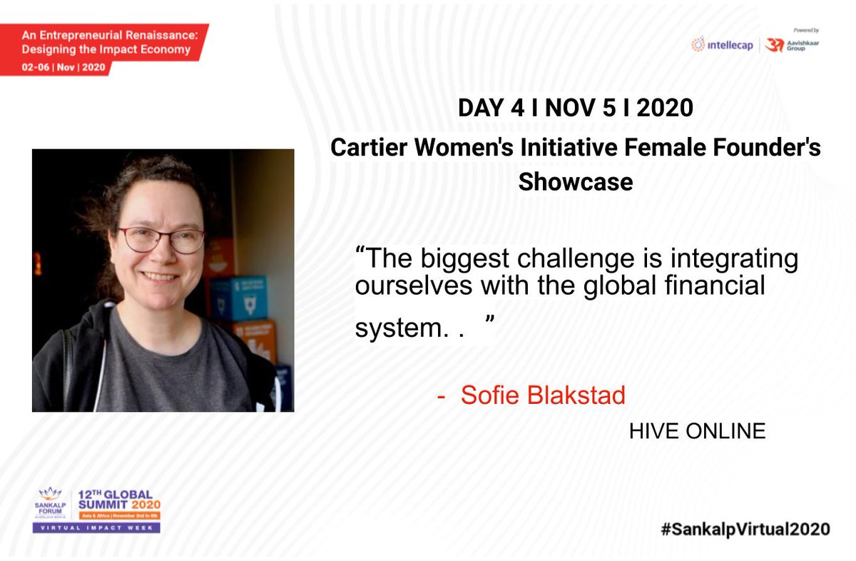SankalpForum's tweet photo. Insights from Day 4

Cartier Women's Initiative Female Founder's Showcase
The Session is being curated by Cartier Women’s Initiative  

Register Now - https://t.co/kW3sIpipoZ

#SankalpVirtual2020

@IntellecapTweet  @SankalpForum  @CartierAwards https://t.co/mE2kZtsB9O