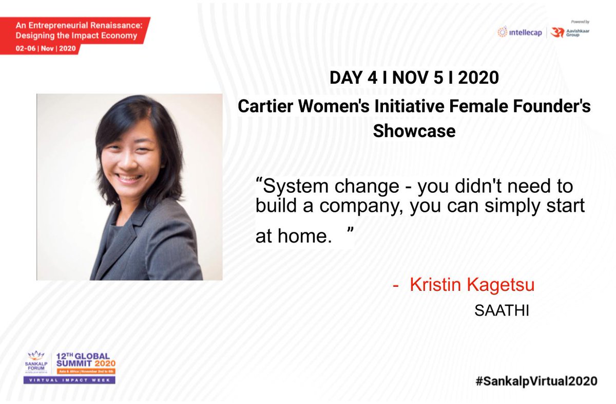 SankalpForum's tweet photo. Insights from Day 4

Cartier Women's Initiative Female Founder's Showcase
The Session is being curated by Cartier Women’s Initiative  

Register Now - https://t.co/kW3sIpipoZ

#SankalpVirtual2020

@IntellecapTweet  @SankalpForum  @CartierAwards https://t.co/mE2kZtsB9O