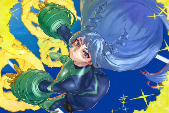 ヒロアカ ラクガキ
波動ねじれ

#ヒロアカ 
#僕のヒーローアカデミア 
#heroaca_a 
#波動ねじれ
#ねじれちゃん 
