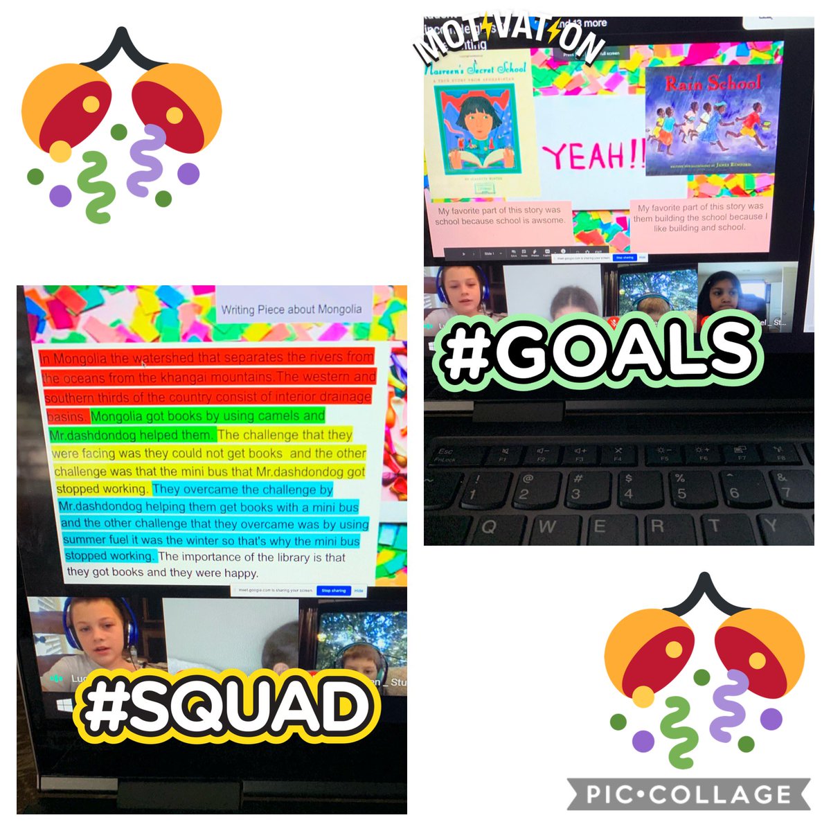 Module 1 <a href="/ELeducation/">EL Education</a> Celebration!! Check out the painted essay! My students have worked very hard this QTR during remote learning &amp; they were excited to show off all of their work by creating a slideshow to present today <a href="/LHECMES/">Lincoln HeightsECMES</a>