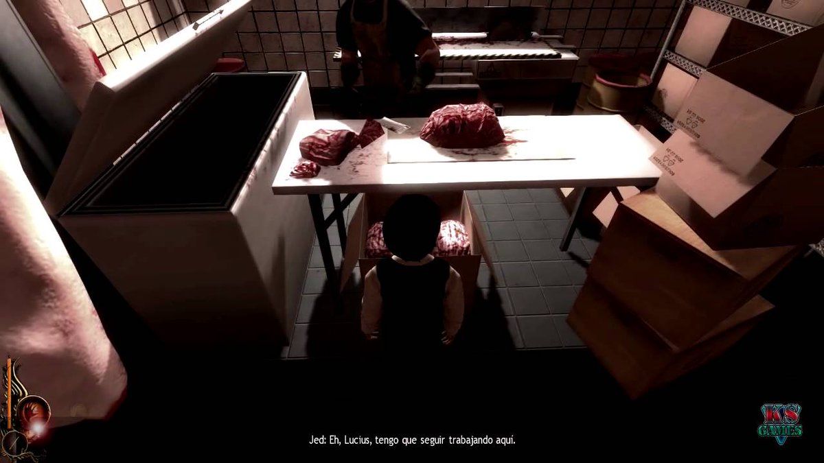 canyouseeorgans's tweet photo. You can see Jed chopping up the internal organs of pigs in Lucius https://t.co/fUHO9YdEac