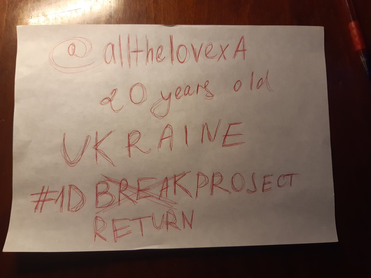 allthelovexA's tweet photo. Idk is here anyone who remember this project, but I found that piece of paper where I wrote it so yeah... @onedirection i think you have to come back already 

#1DBREAKPROJECT #1DRETURNPROJECT https://t.co/37JZ8sC1aF