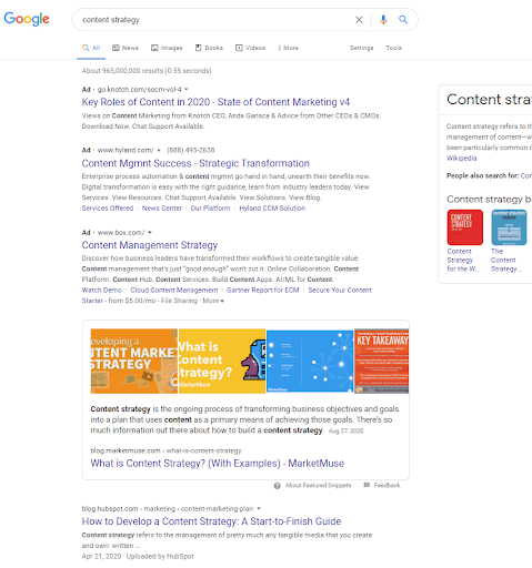 Step 4: Write your article using the topic model and heatmap as a guide and publish. Run the article through MarketMuse Optimize to ensure you’re hitting the Target Content Score and covering the topics sufficiently.What were the results?