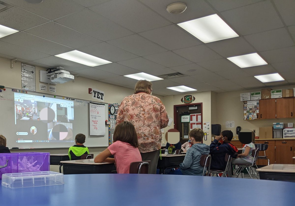 Joining Mrs. Bauer's morning meeting! #PPSRaiderPRIDE