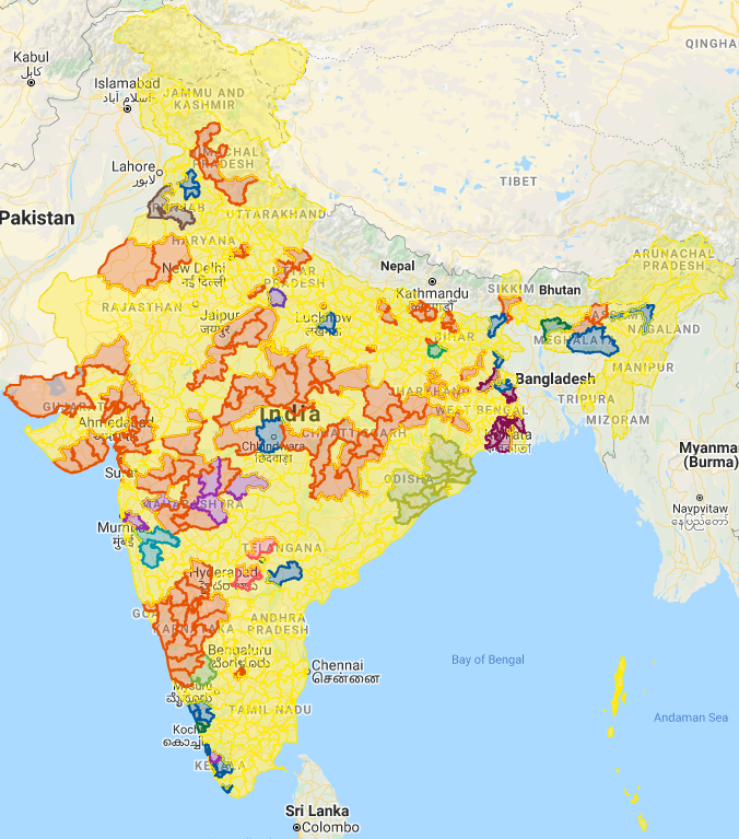 Interestingly, 157 seats (~30% of all seats) have been held by the same party since 2009. The super-strongholds.BJP has 95(!) super-strongholds, way ahead of INC which is 2nd highest with 17 super-strongholds. /5