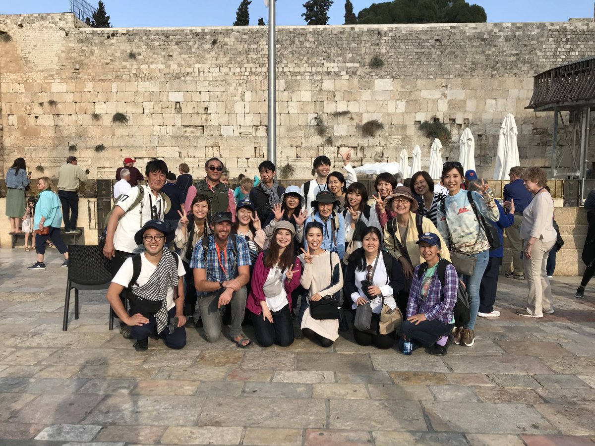 TleaTokyo's tweet photo. Some participants join a tour! You can visit the place related to the Bible and know what happened there by a guide! 
#Israel #IsraelTeam #OverseasMission https://t.co/q8XjQi0EST