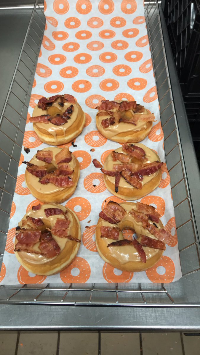 This is how we throw down on The Eastside! #managersspecial #maplebacondonut #americarunsonporkfat