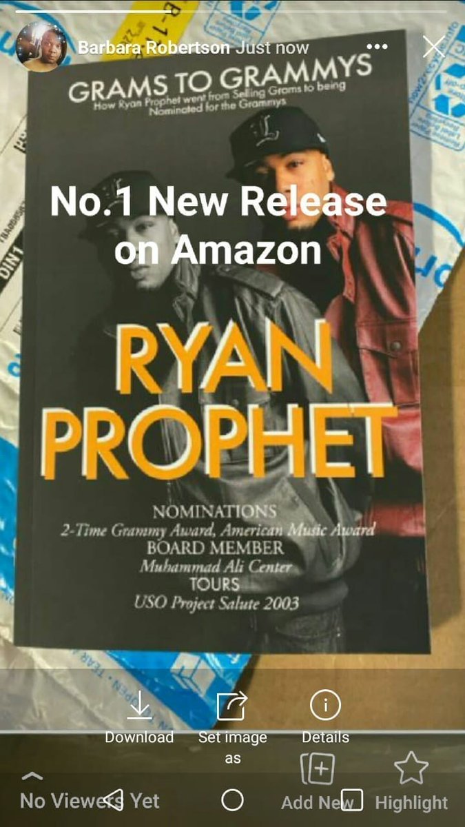 rprophetofficia's tweet photo. #GreatRead #GramsToGrammys #sfirmcelebrityseries #leedspress
#amazon https://t.co/SLuOgO7egq