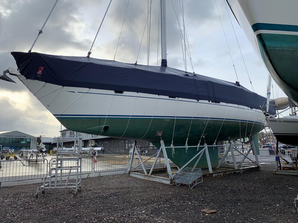OneSails_east's tweet photo. Winter + lockdown = time to cover up! The team is busy hand-making custom covers for boats of all shapes and sizes. #onesails https://t.co/R2Llo7JH0c