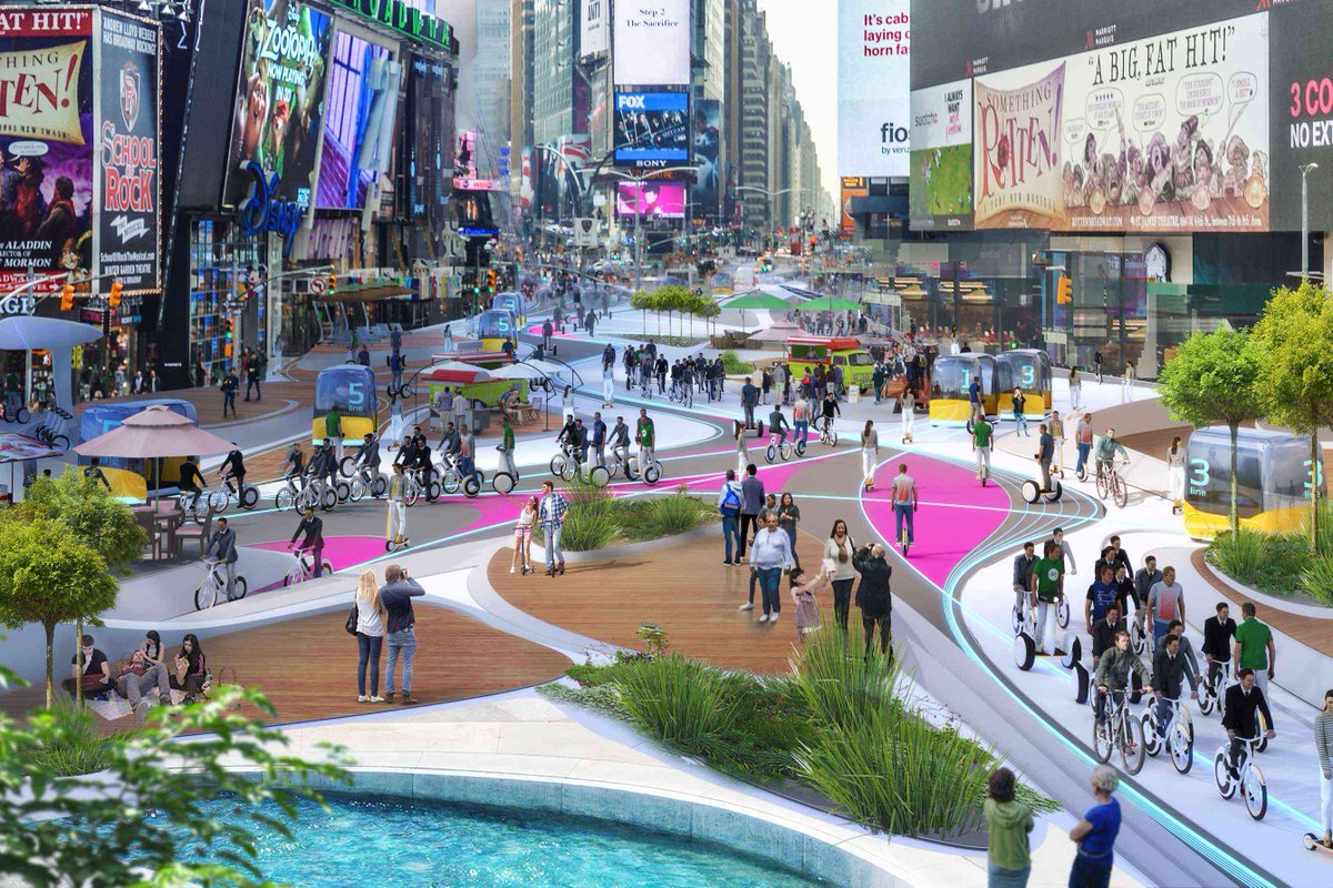 TaisGadeaLara's tweet photo. ¿Cómo sería Times Square sin autos? Por 3deluxe via @Treehugger 👉 https://t.co/f705sDLi7d

▪️Ciudades para las personas▪️ https://t.co/kd4d3oqUOe