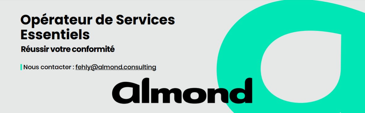 almond_eu's tweet image. Almond accompagne les #organisations dans l’identification des #périmètres concernés et des Système d’Information Essentiels associés (SIE), et les aide ensuite à se #conformer à ces règles. 

Découvrez notre offre ➡ almond.consulting/wp-content/upl…