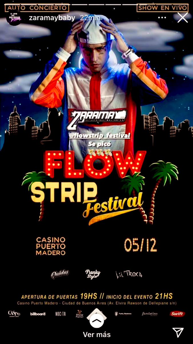 JrPrensaok's tweet photo. Zaramay 🎰Show en vivo 05-12 Casino Puerto  Madero🎰 https://t.co/fVI6XjQaIU