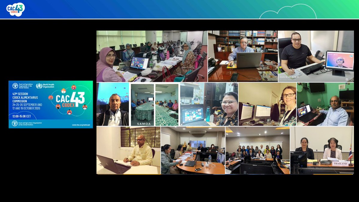 FAOWHOCodex's tweet photo. 🧑‍💻 | 1/2 report adopted. 

See you again tomorrow at 12:00 CET for the last day of #CodexCAC43.

➡️ https://t.co/RxdSx1Lnim

#CodexFamily🧡 https://t.co/EKWa7ERAiI