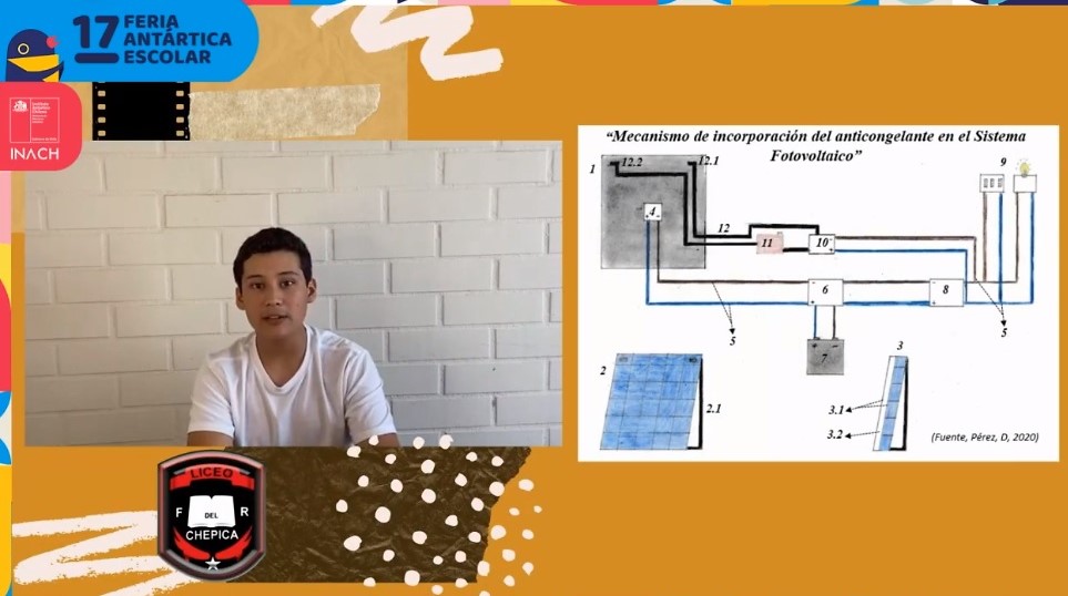 inach_gob's tweet photo. 🔵🇦🇶❄️ Antártica autosustentable: proteínas anticongelantes ¿en sistemas fotovoltaicos?. Se presenta el grupo desde #Chepica  región de #OHiggins Sigue la #FAE2020 aquí: Facebook: https://t.co/aeaosZnefM YouTube: https://t.co/n7guV84Rul https://t.co/UJsQO5gnZv