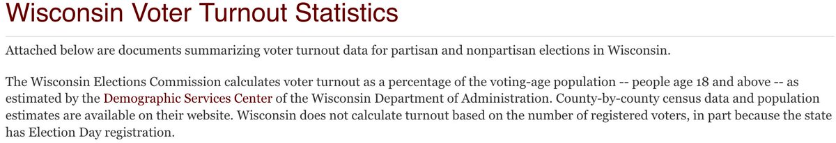 The state of WI *explicitly* does not do this. Why? They have election-day registration. https://elections.wi.gov/elections-voting/statistics/turnout